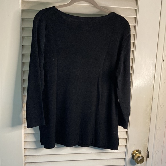 Worthington - Extra Large black mid sleeve top - Picture 5 of 8